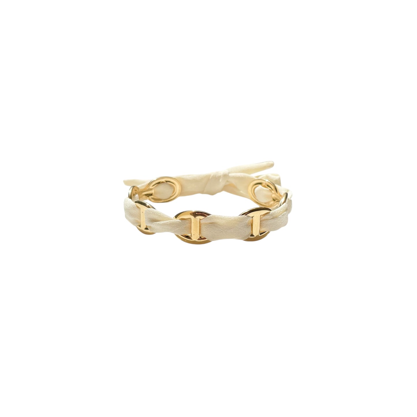 BRACELET JONC CALA BLANC