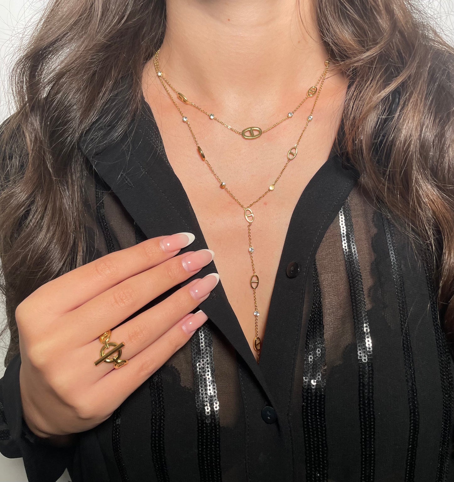 Coffret Maille Marine Acier Inoxydable - Hailey