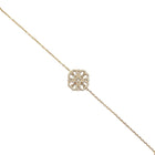 Bracelet Trèfle scintillant Acier Inoxydable - Chance