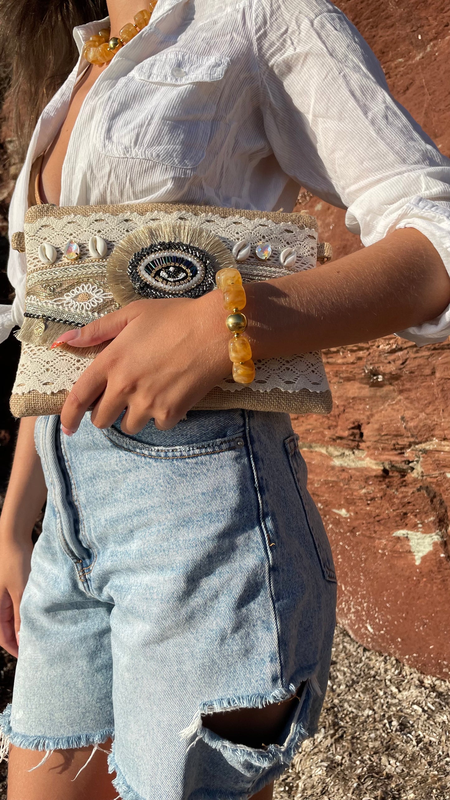 BRACELET OLYMPE BEIGE