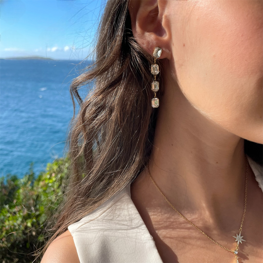 Boucles d’oreilles pendantes Isée