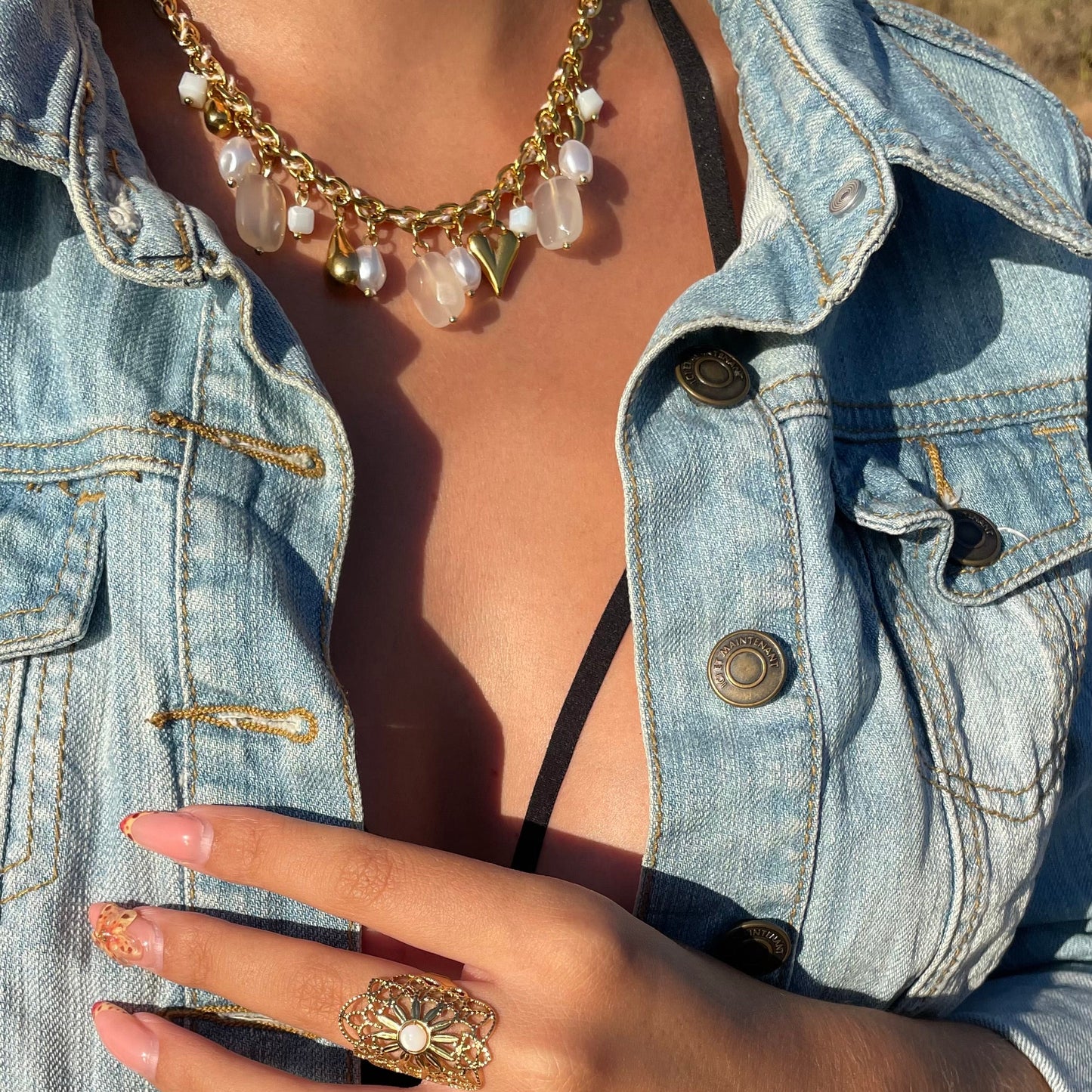 Collier Breloques Acier Inoxydable - Ottavia