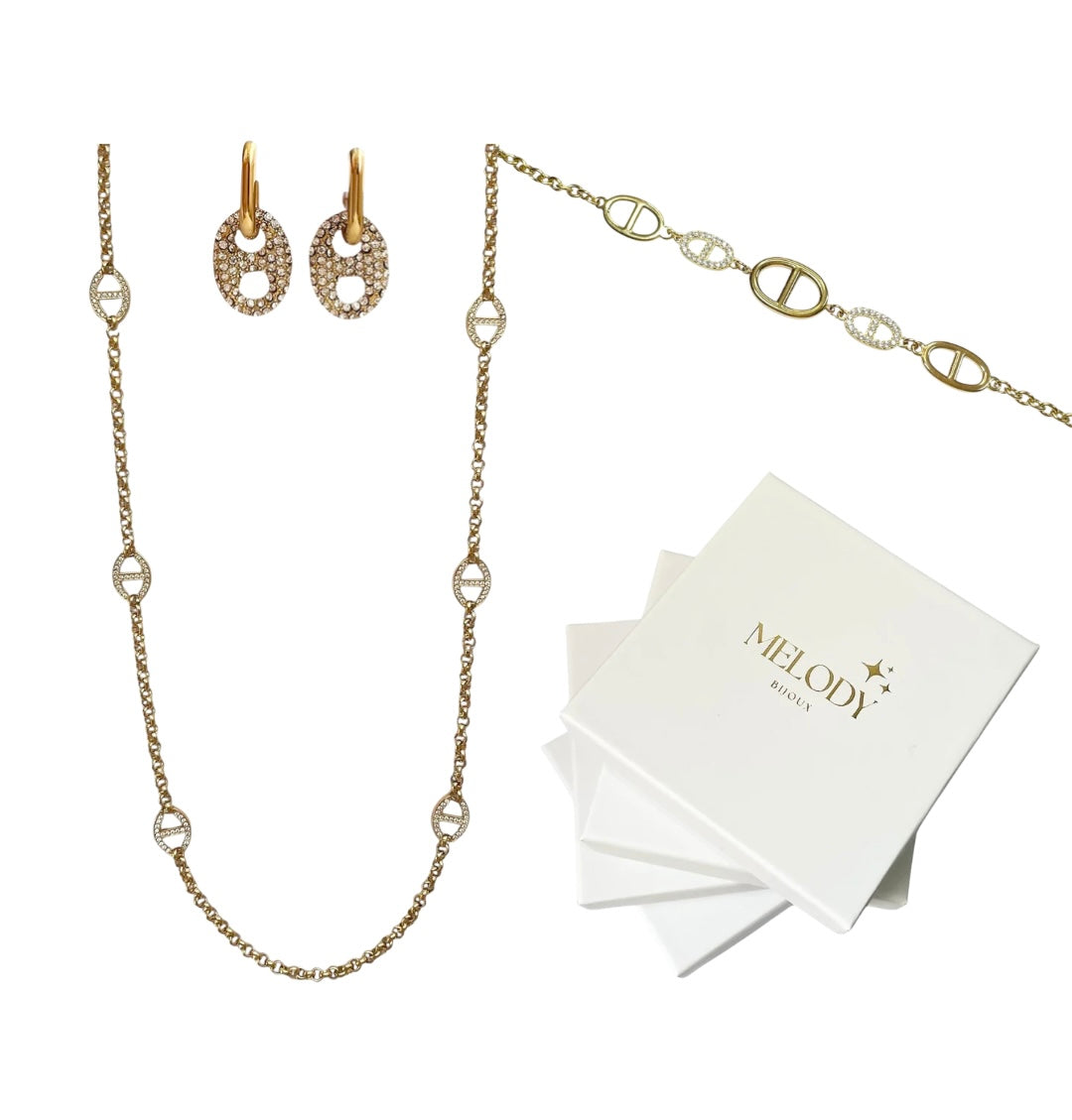 COFFRET DE NOËL HAILEY STRASS