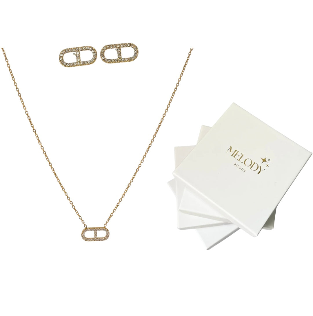 Coffret Duo Bijoux Acier Inoxydable - Luana