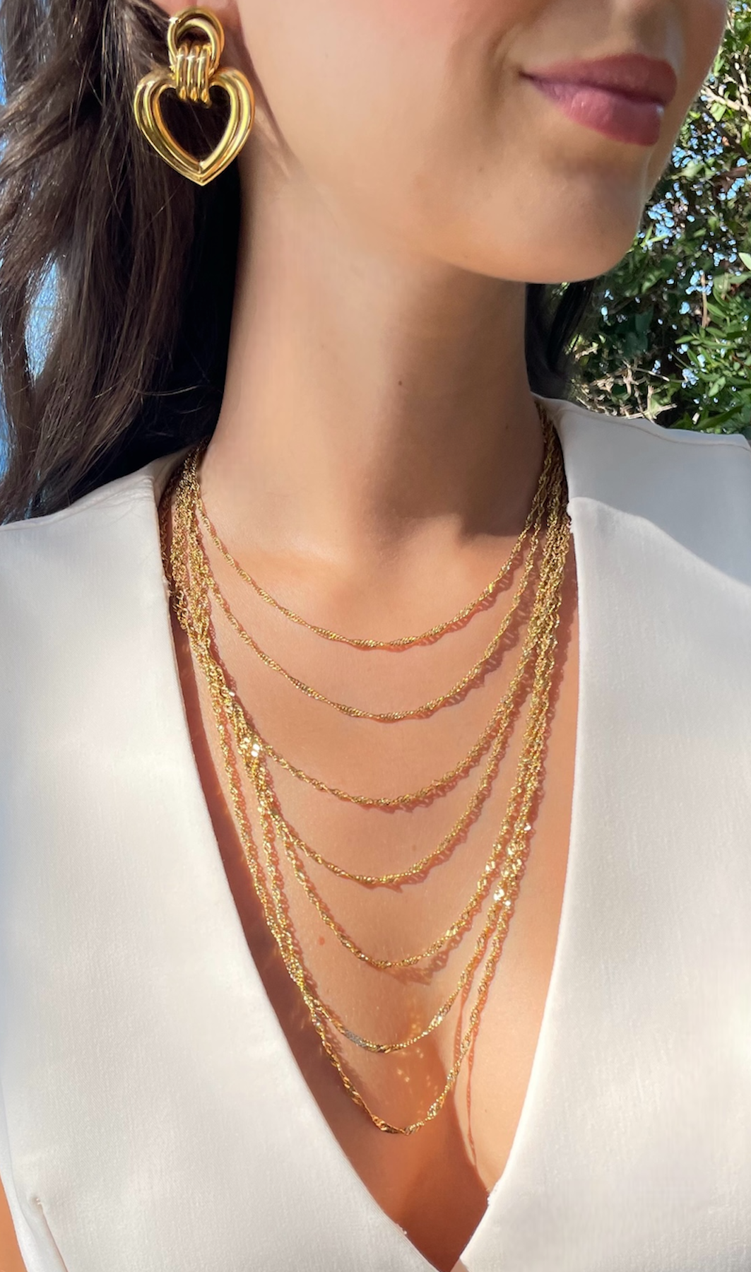 Boucles d’oreilles Cœur Doré