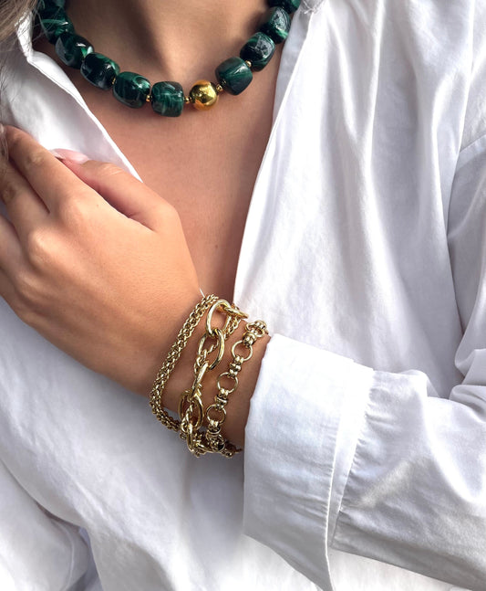 Bracelet à Maillons Acier Inoxydable- Marion