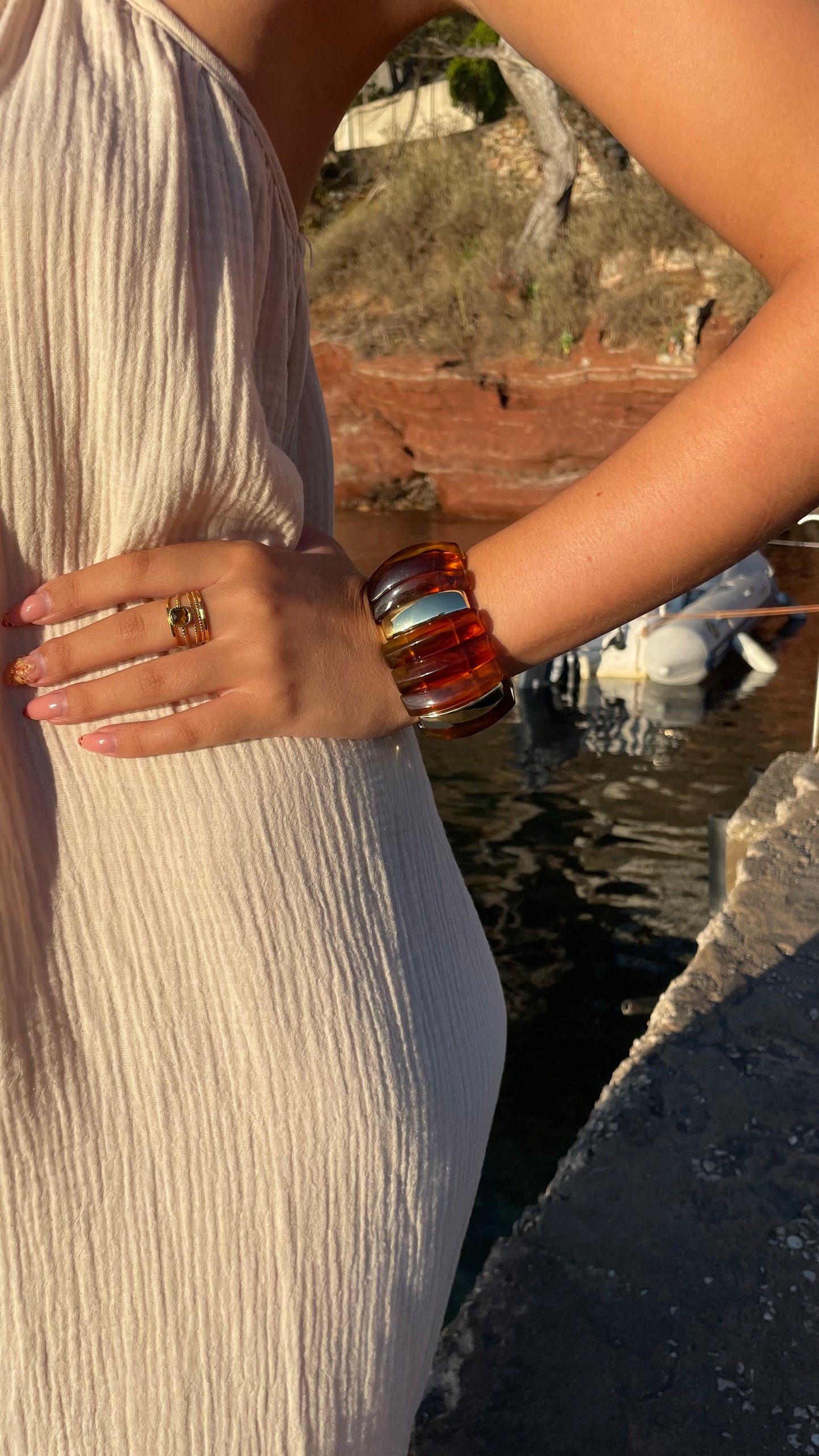 BRACELET TIMEA MARRON