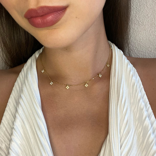 COLLIER À PAMPILLES - ANGELA