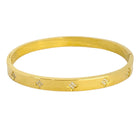 Bracelet Jonc Trèfles Acier Inoxydable - Rita