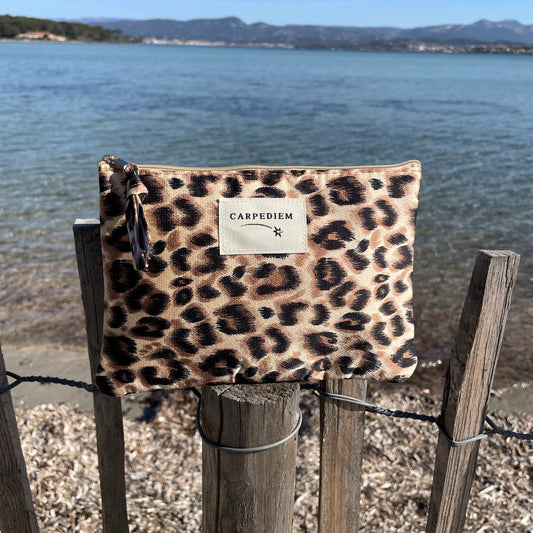 Pochette en léopard tendance