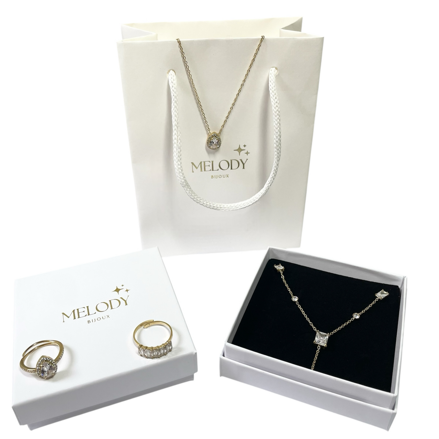 Sac cadeau blanc pour offrir