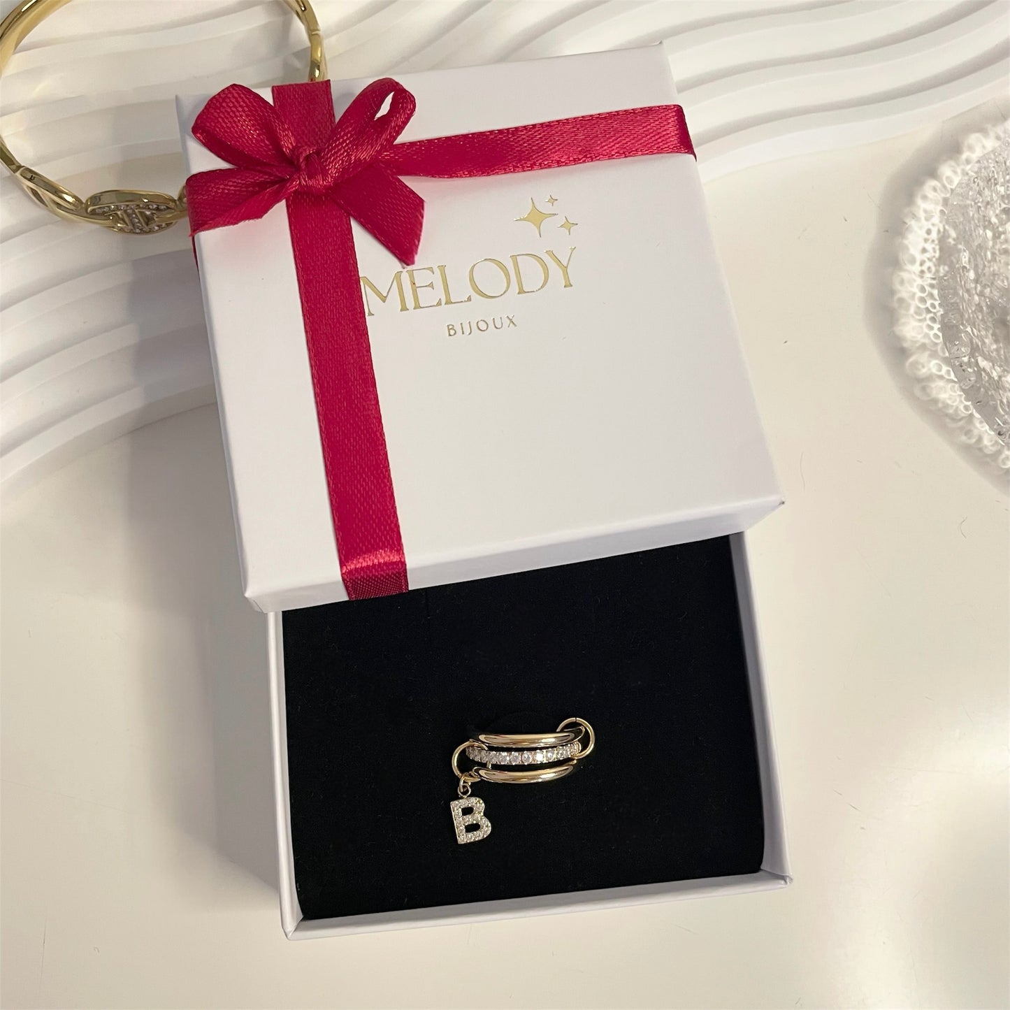 Saint Valentin coffret bijoux Personnalisable en acier pour femme