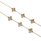 Bracelet Trèfles White Pink Acier Inoxydable - Chance