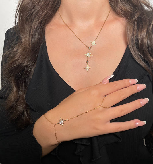 Coffret Duo Bijoux Étoile Acier Inoxydable - Star