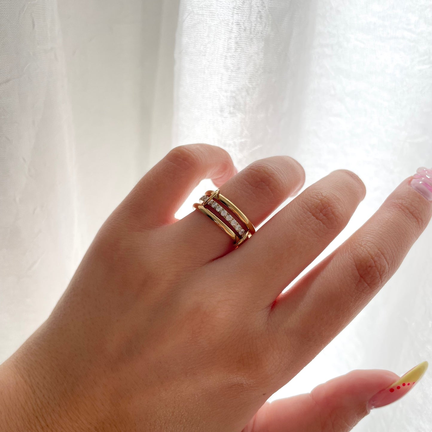BAGUE ORIANA - 3 ANNEAUX