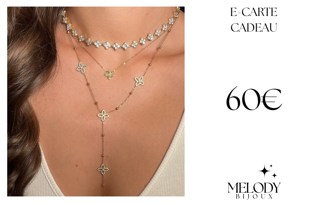 Carte cadeau bijoux femme Melody Bijoux