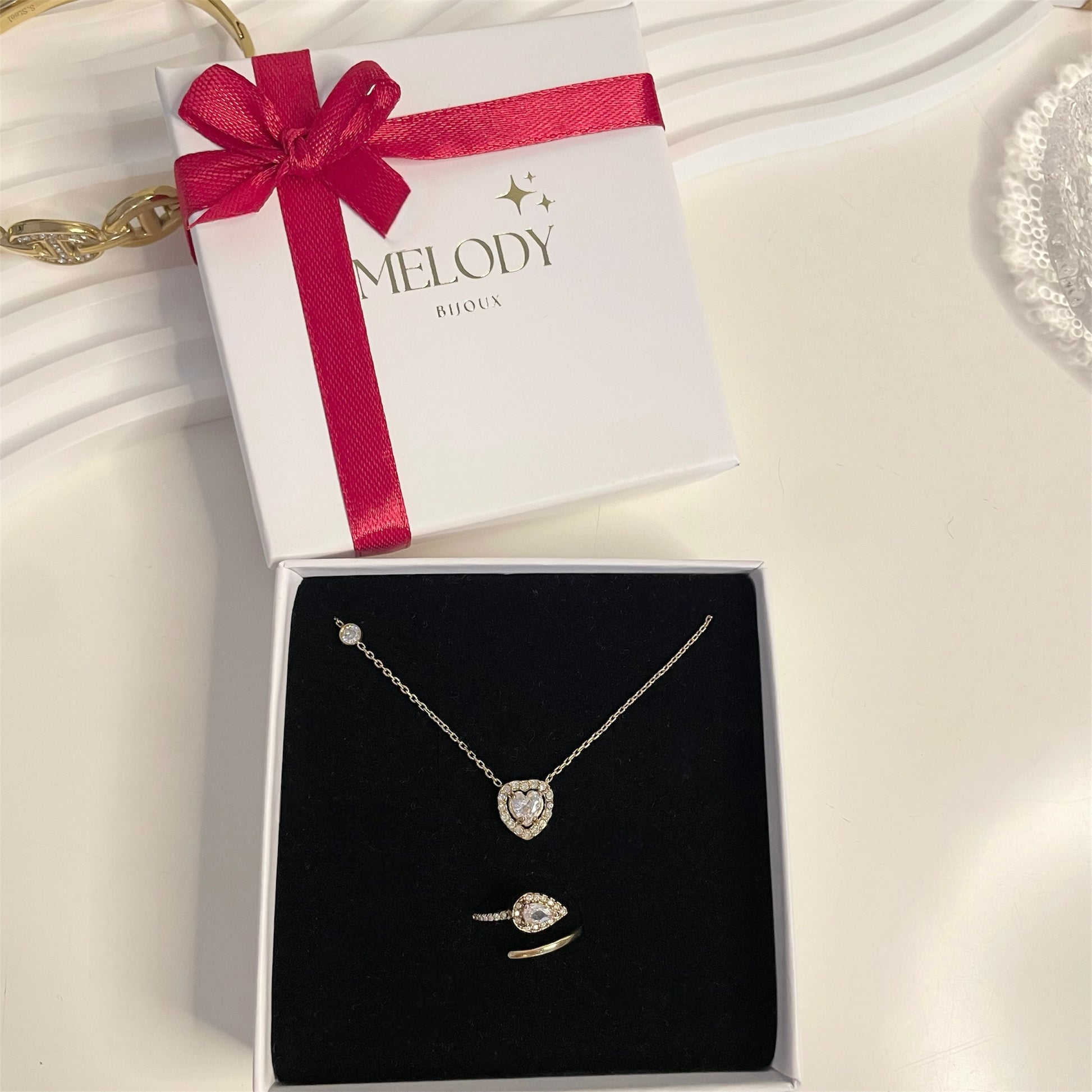 Coffret bijoux coeur Pour la saint Valentin 