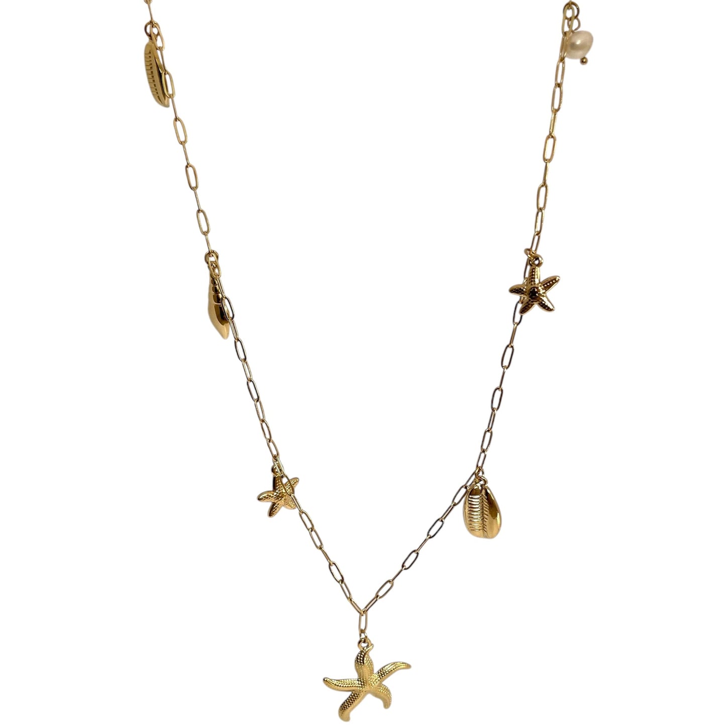 Sautoir Breloques Acier Inoxydable - Playa