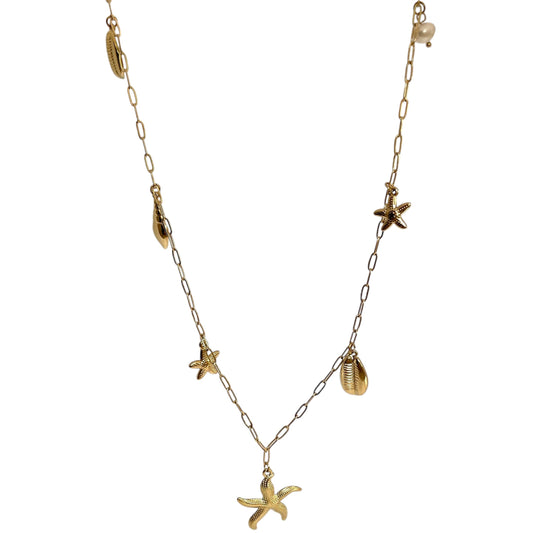 Sautoir Breloques Acier Inoxydable - Playa