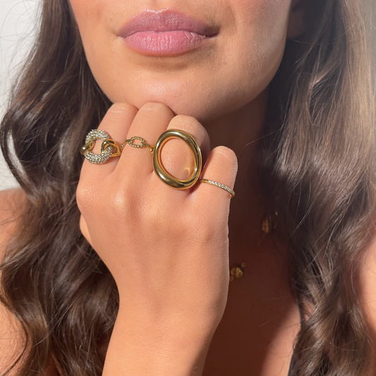 Bague ronde Acier Inoxydable - Loana