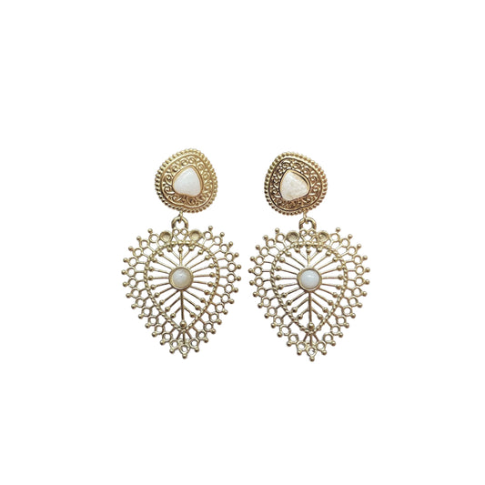 BOUCLES AGATE BLANCHE