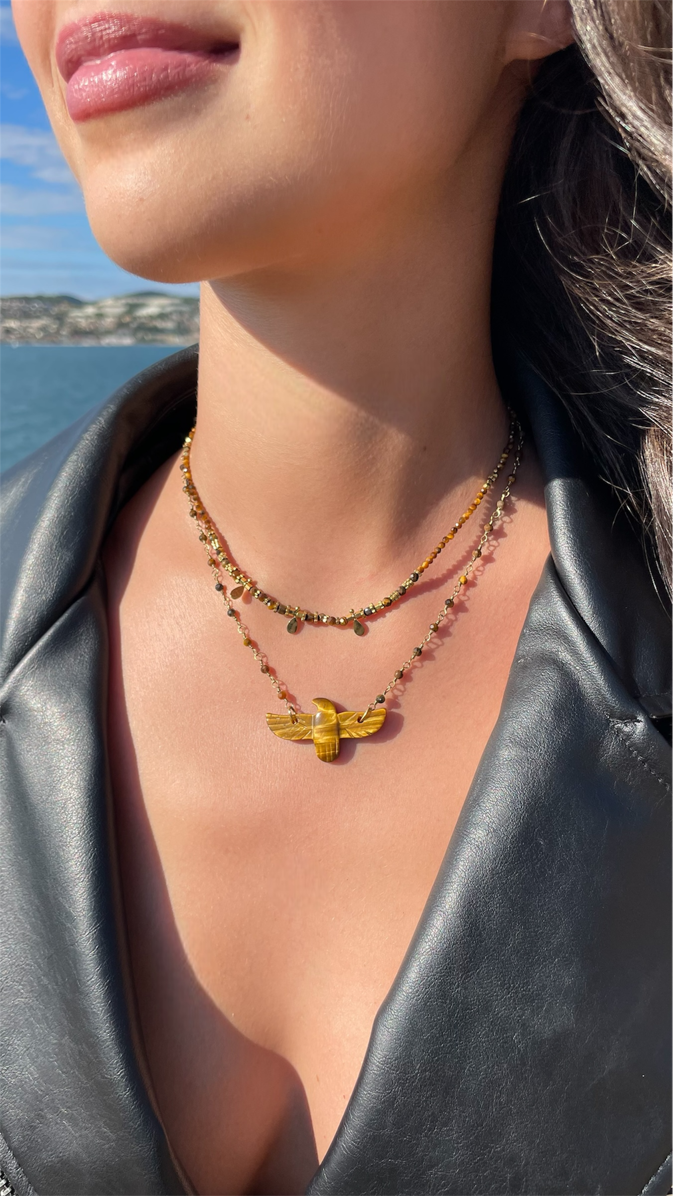 COLLIER ŒIL DE TIGRE